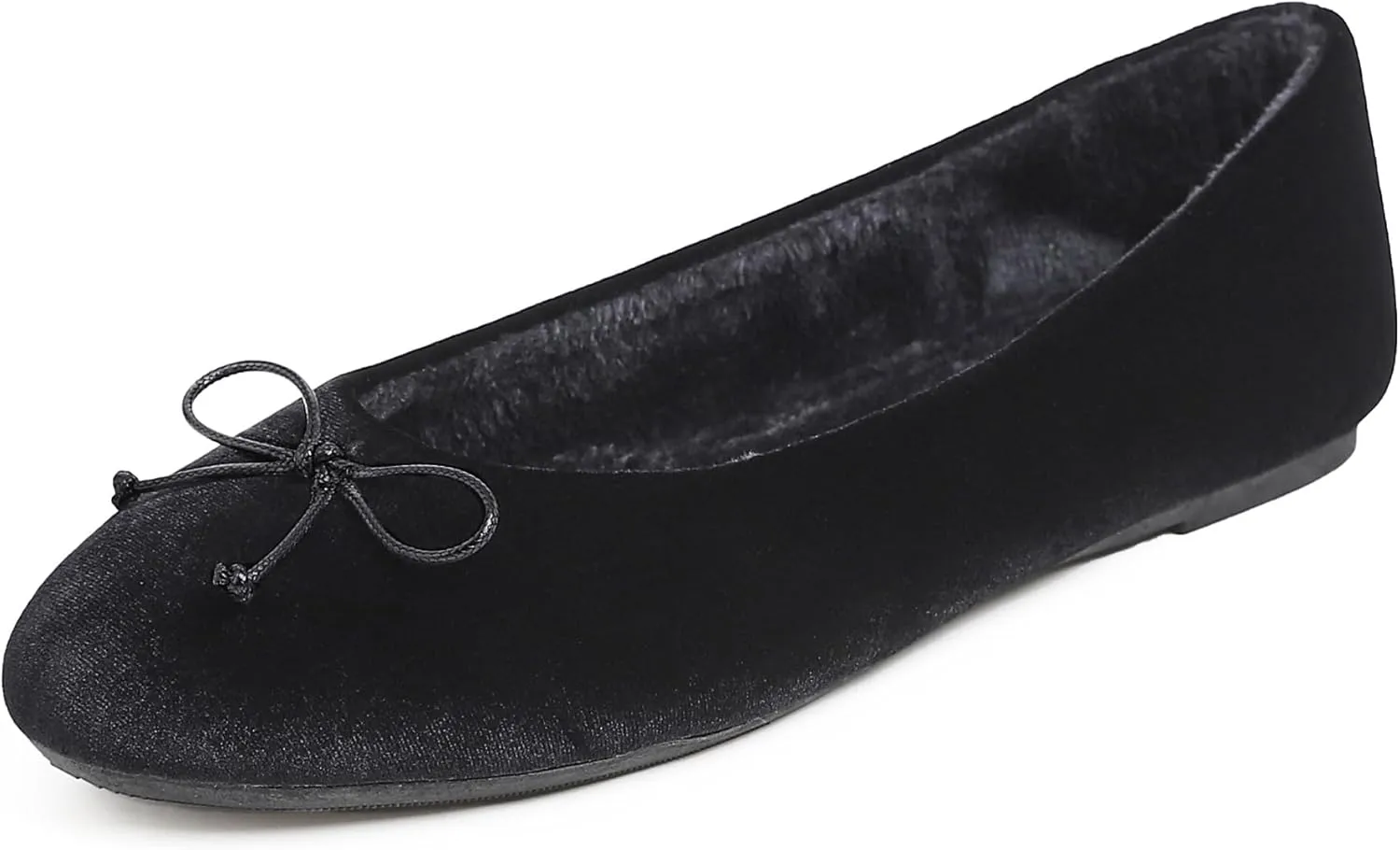 FEVERSOLE Women's Ultra Soft Colorful Memory Foam Cushioned Faux Suede Home Ballet Flats