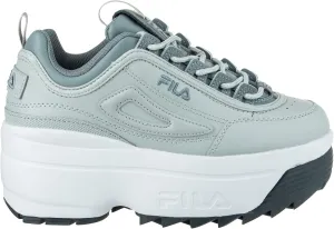 Fila Women's Disruptor Ii Wedge Sneaker, 063 Glacier Gray/Monument/White, 7.5
