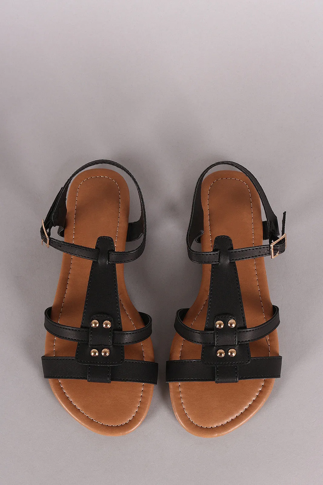 Flat Competitive pricing Sandal Straps Gold Durable Woven Stud