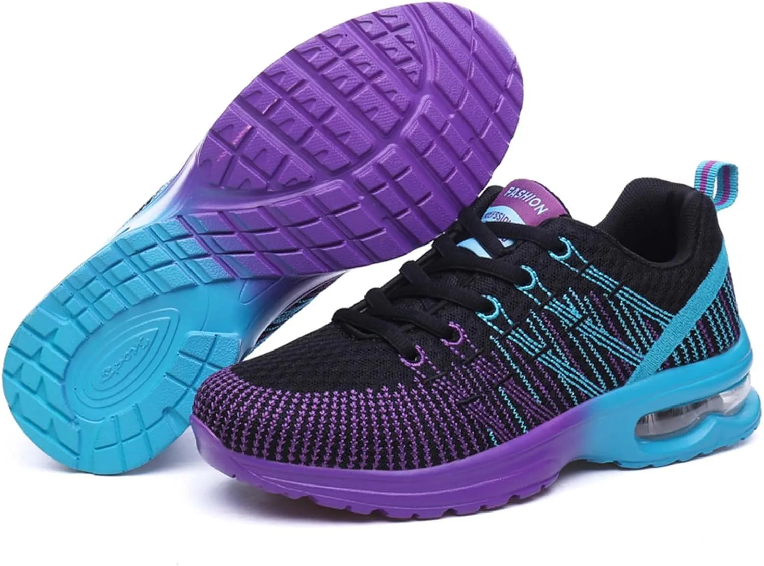 FLIOZY Womens Running Shoes Air Cushion Lightweight Sneakers Lace up Walking Tennis Shoes for Women
