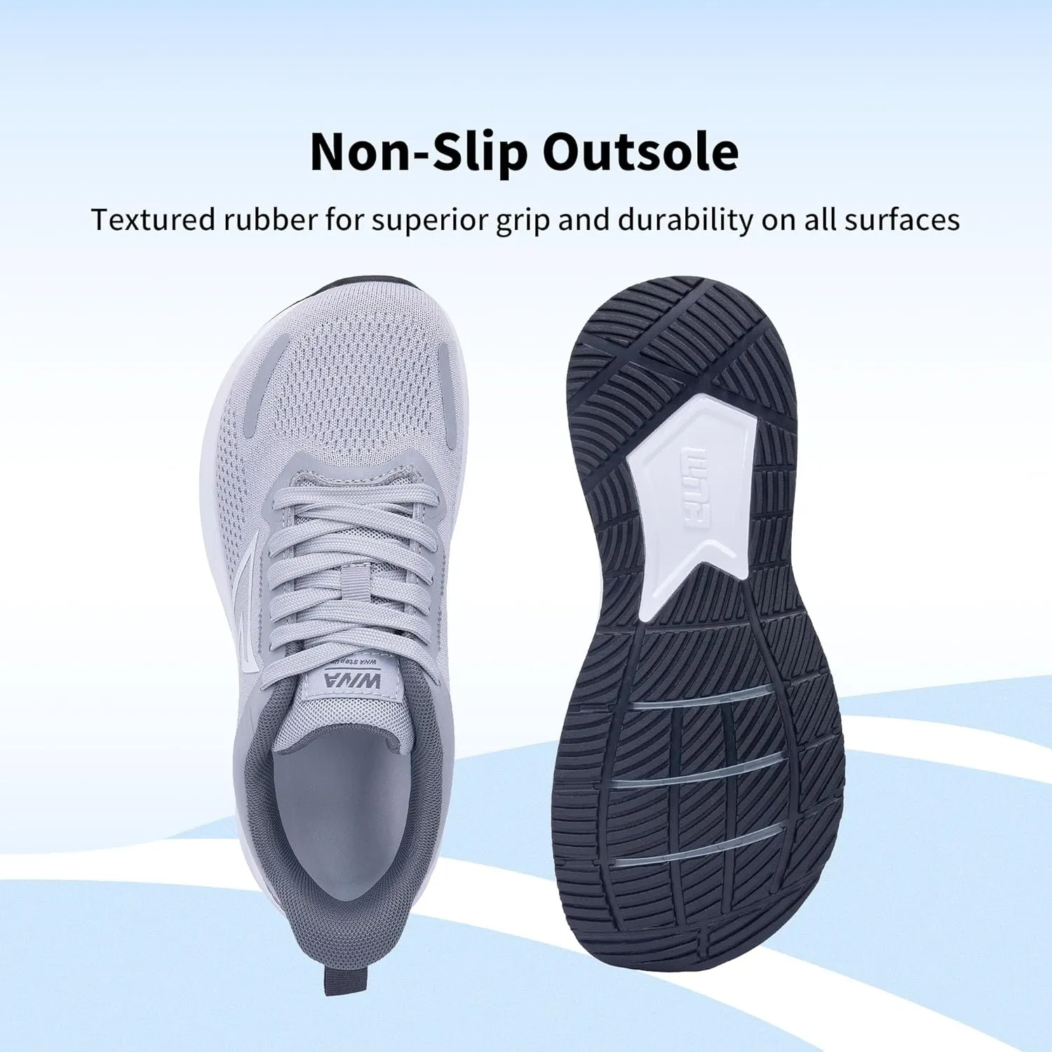 GOOBON Wide Toe Box Running Shoes Women Walking Sneakers Wide Width Tennis Athletic Shoes