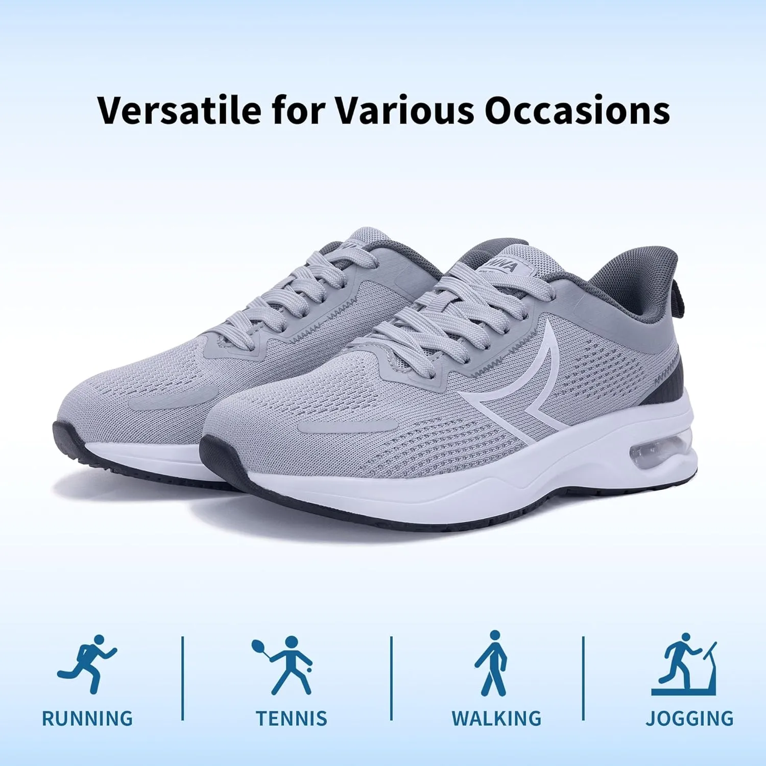 GOOBON Wide Toe Box Running Shoes Women Walking Sneakers Wide Width Tennis Athletic Shoes