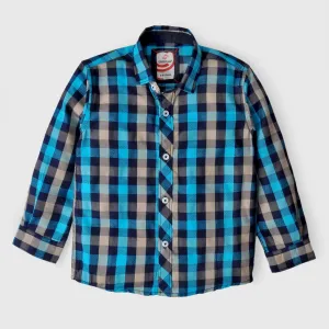 Grey Box Check Shirt