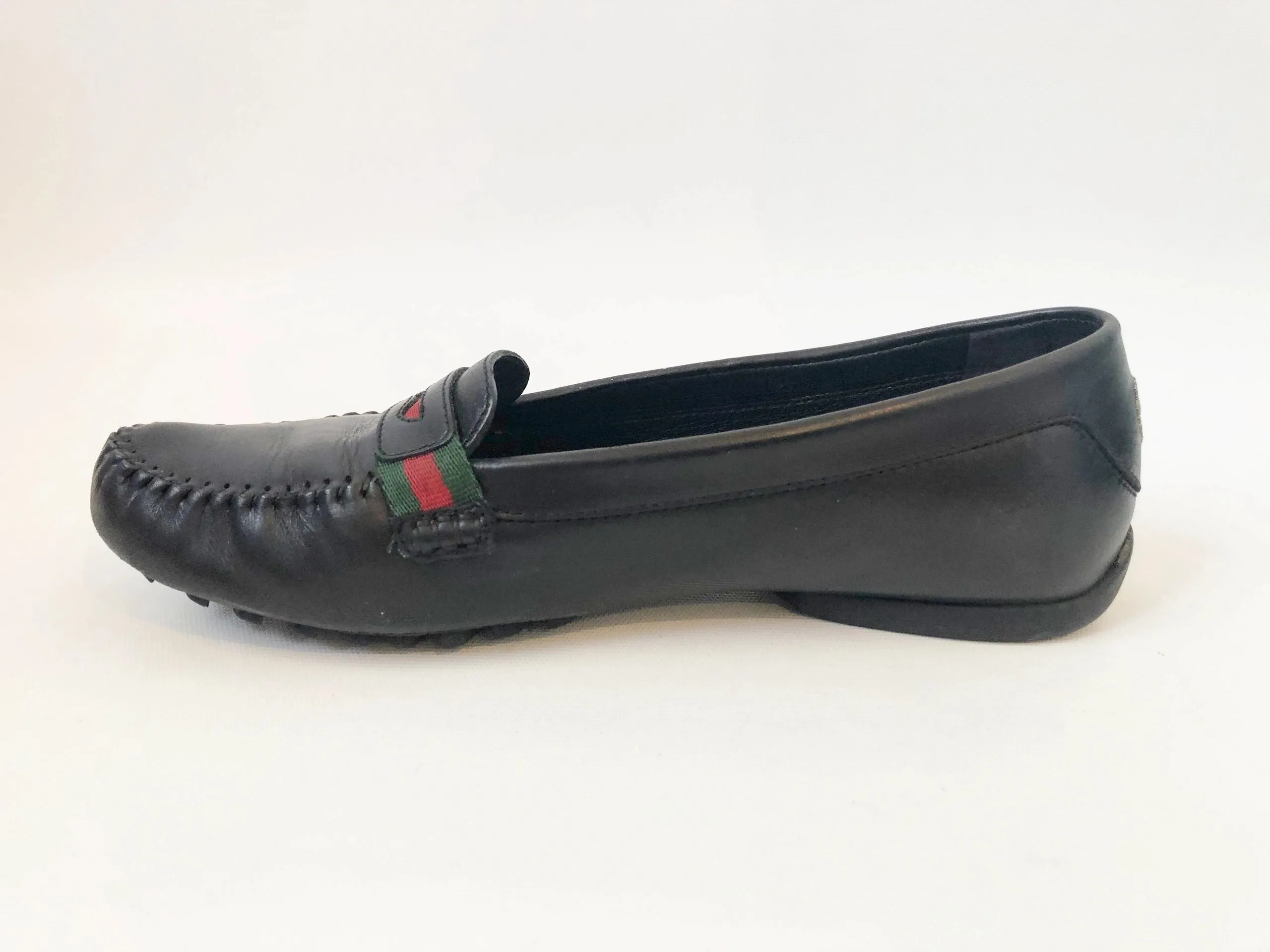 Gucci Web Driving Loafers Size 8.5