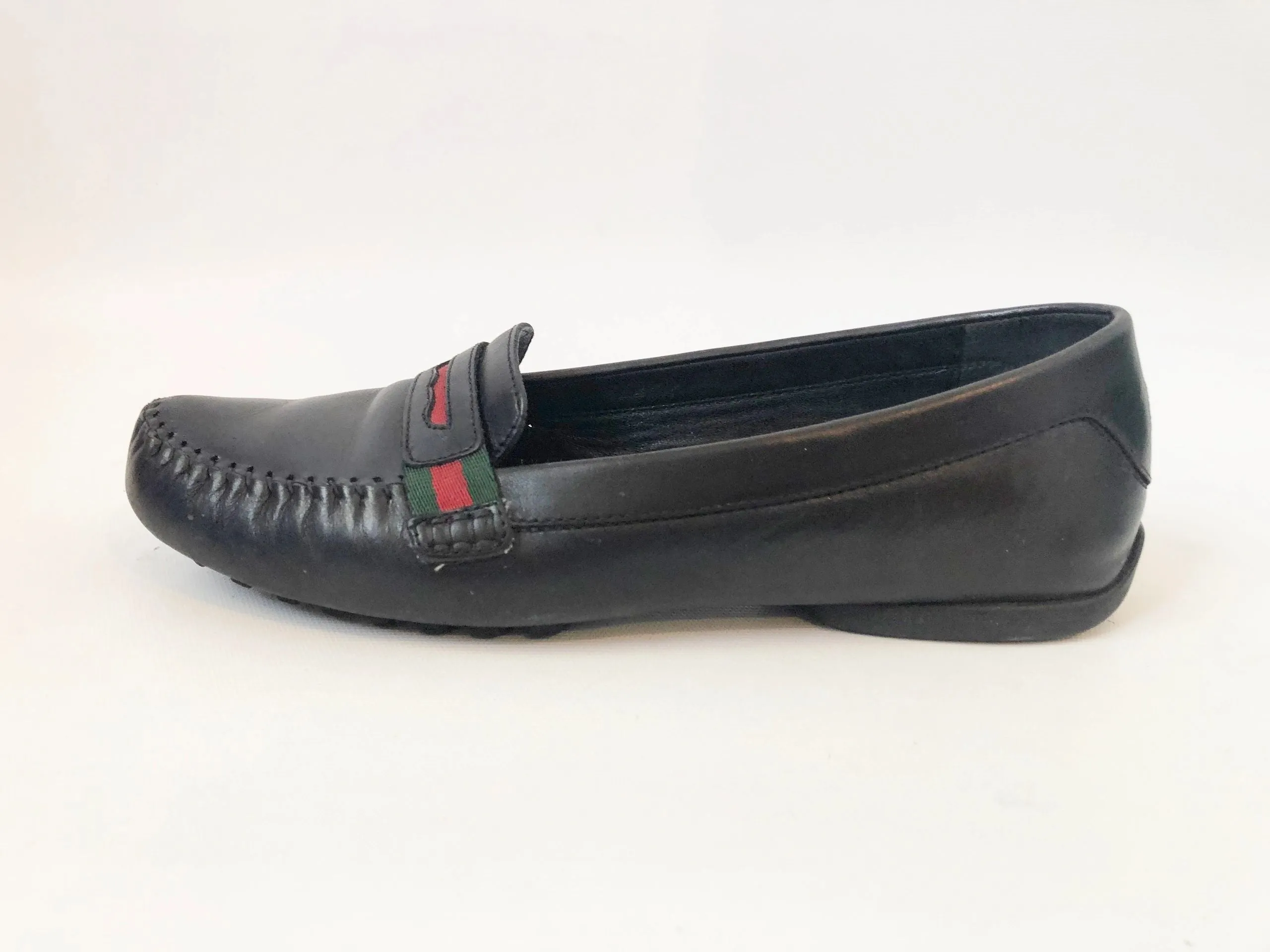 Gucci Web Driving Loafers Size 8.5