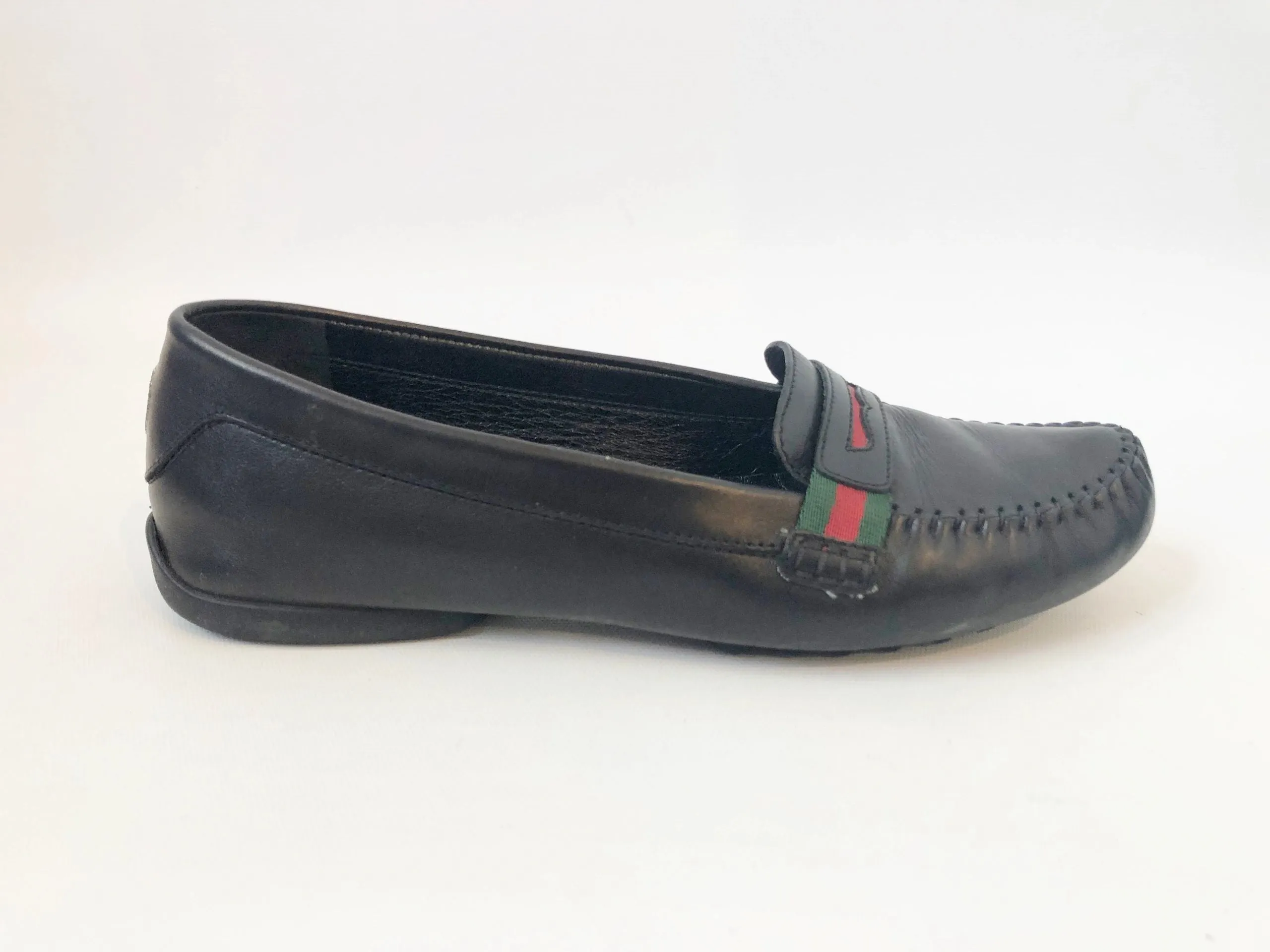 Gucci Web Driving Loafers Size 8.5