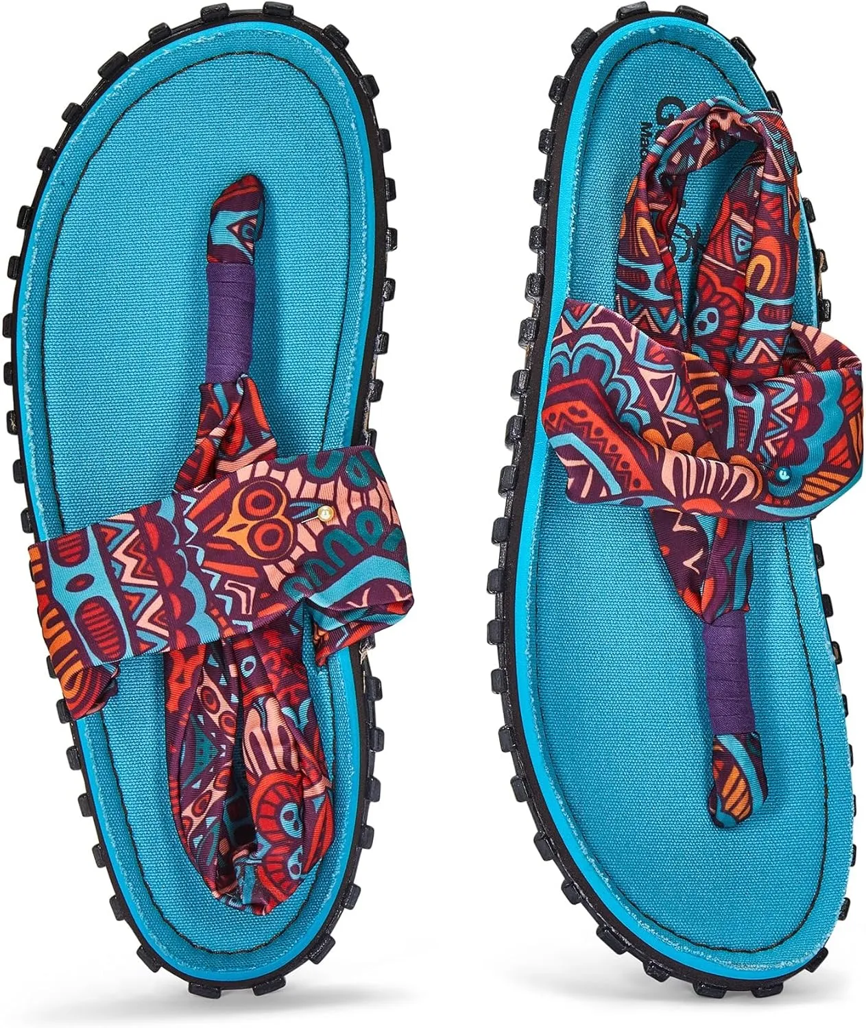 Gumbies Slingback Womens Flip Flops, with Supersoft Toe Post and Durable Recycled Rubber Sole - Comfort Guaranteed
