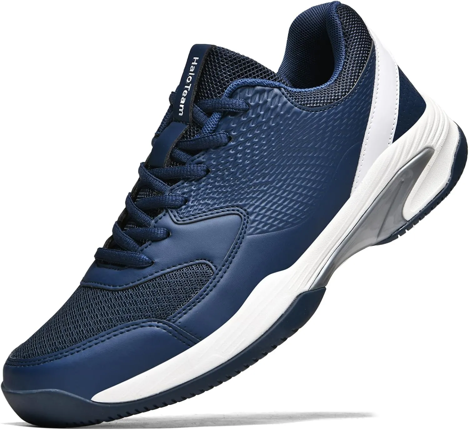 HaloTeam Tennis Shoes Mens Fashion Non Slip Running Trainers Lightweight Breathable Fitness Sport Sneakers for Badminton Squash Volleyball 6.5 US-12 US