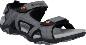 HI-TEC Crater Sandal Steel Grey/Black/Orange UK 8 Steel Grey/Black/Orange