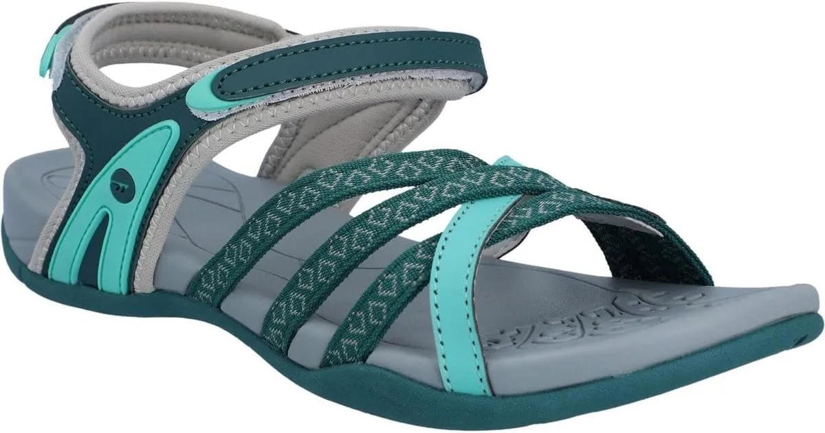 HI-TEC Savanna II Sandal Lt Taupe/Olive/Sunset Coral UK 7