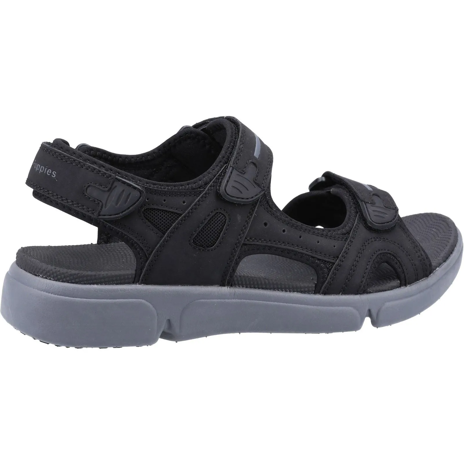 Hush Puppies Castro Polyurethane Men's Black Sandals