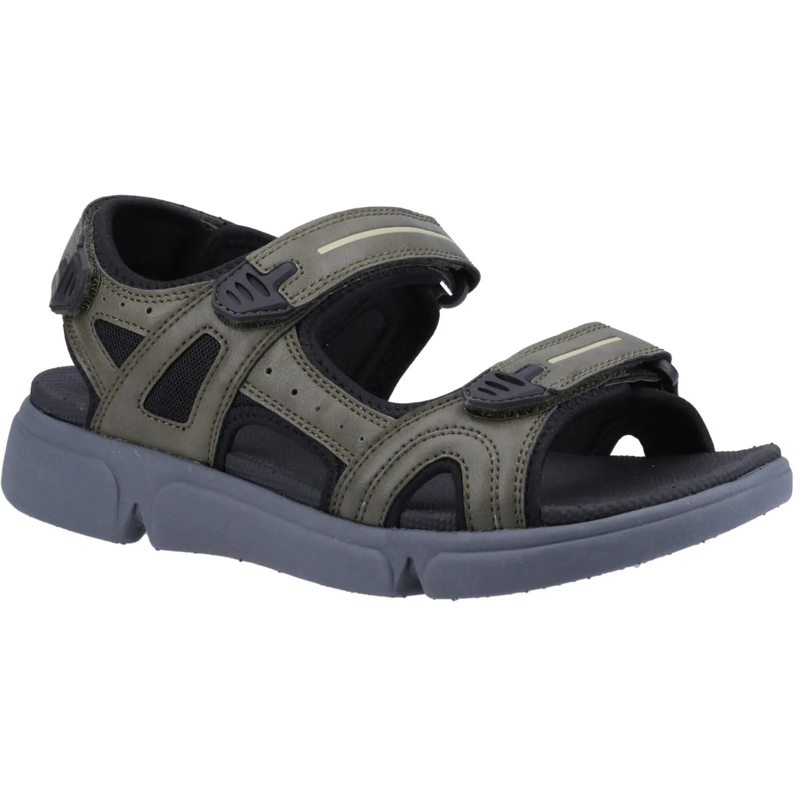 Hush Puppies Castro Polyurethane Men's Khaki Sandals