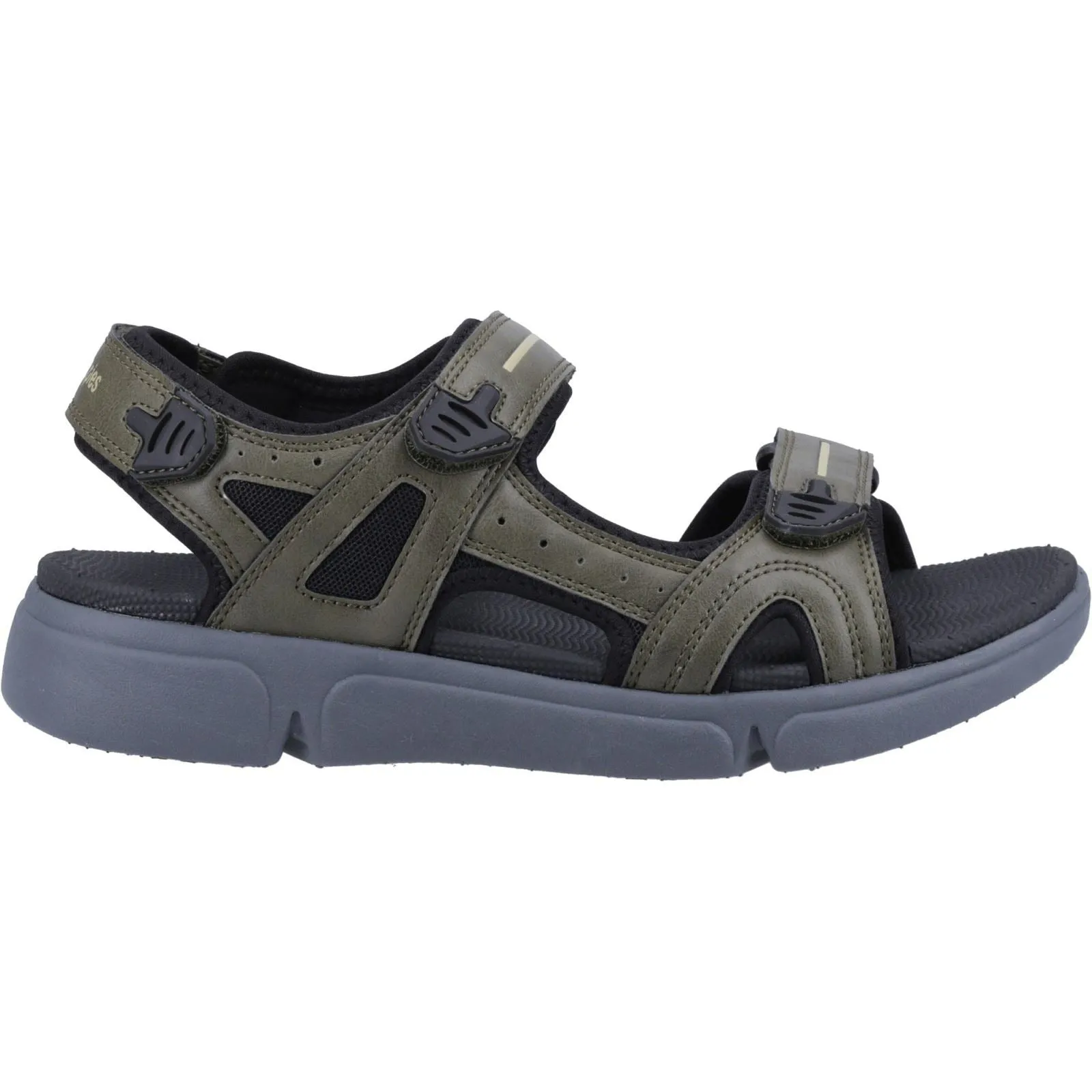 Hush Puppies Castro Polyurethane Men's Khaki Sandals