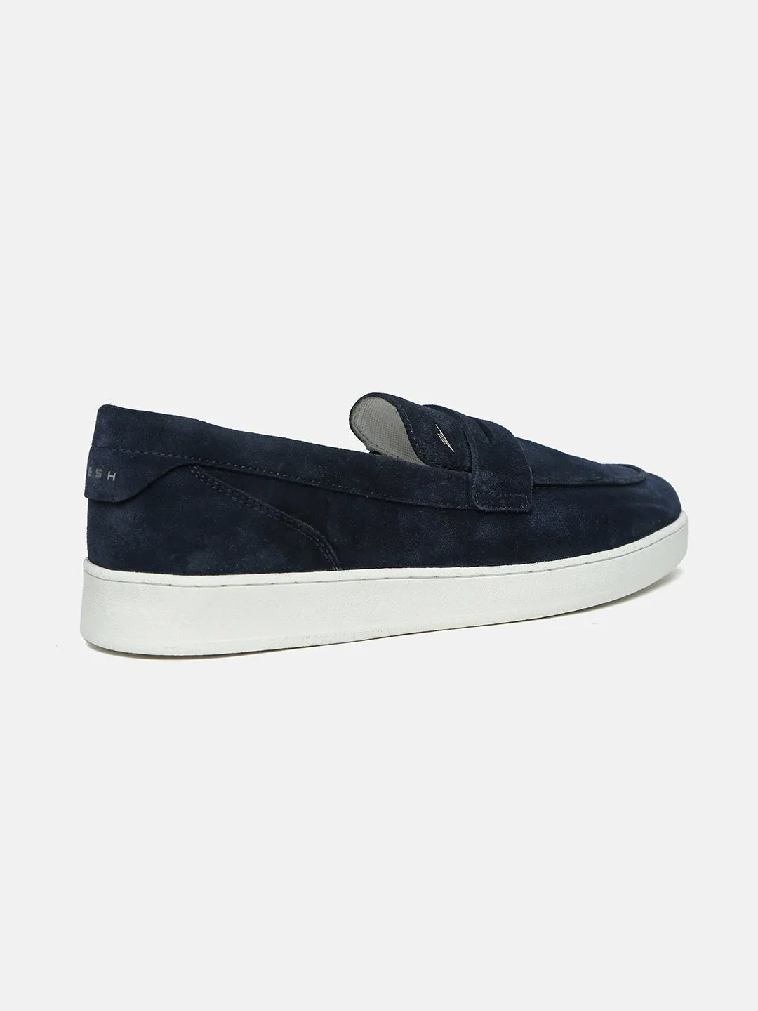 INDIGO - Navy Suede Casual Loafers