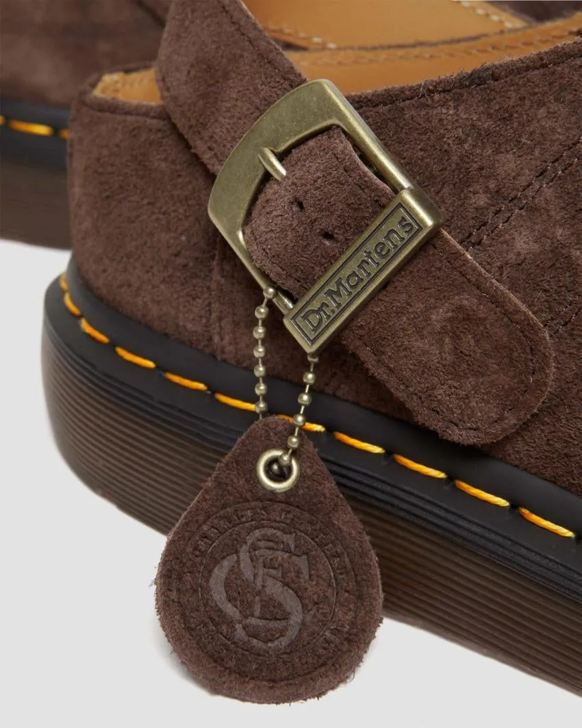 Isham Buckle Mule - Dark Brown