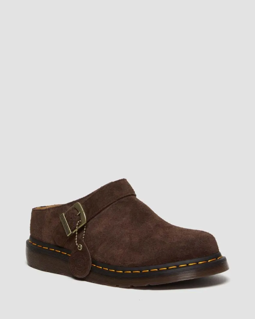Isham Buckle Mule - Dark Brown