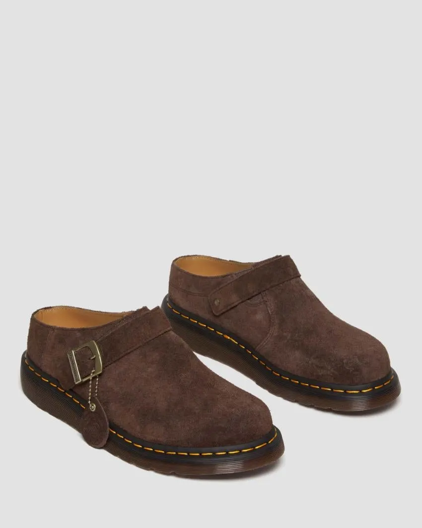 Isham Buckle Mule - Dark Brown