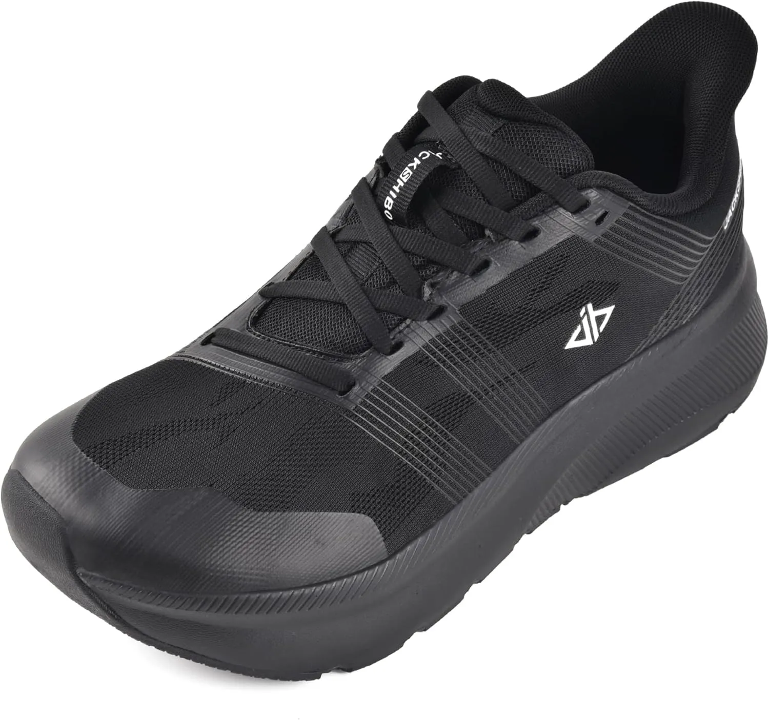JACKSHIBO Mens Wide Toe Box Slip in Hands Free Shoes,Slip on Arch Support Wide Sneakers,Thick Cushioning Stability Running Orthopedic Zero Drop SoleWalking Sneakers