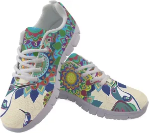 Jeiento Walking Shoes for Men Women Fashion Lightweight Breathable Running Shoes Sport Athletic Tennis Shoes