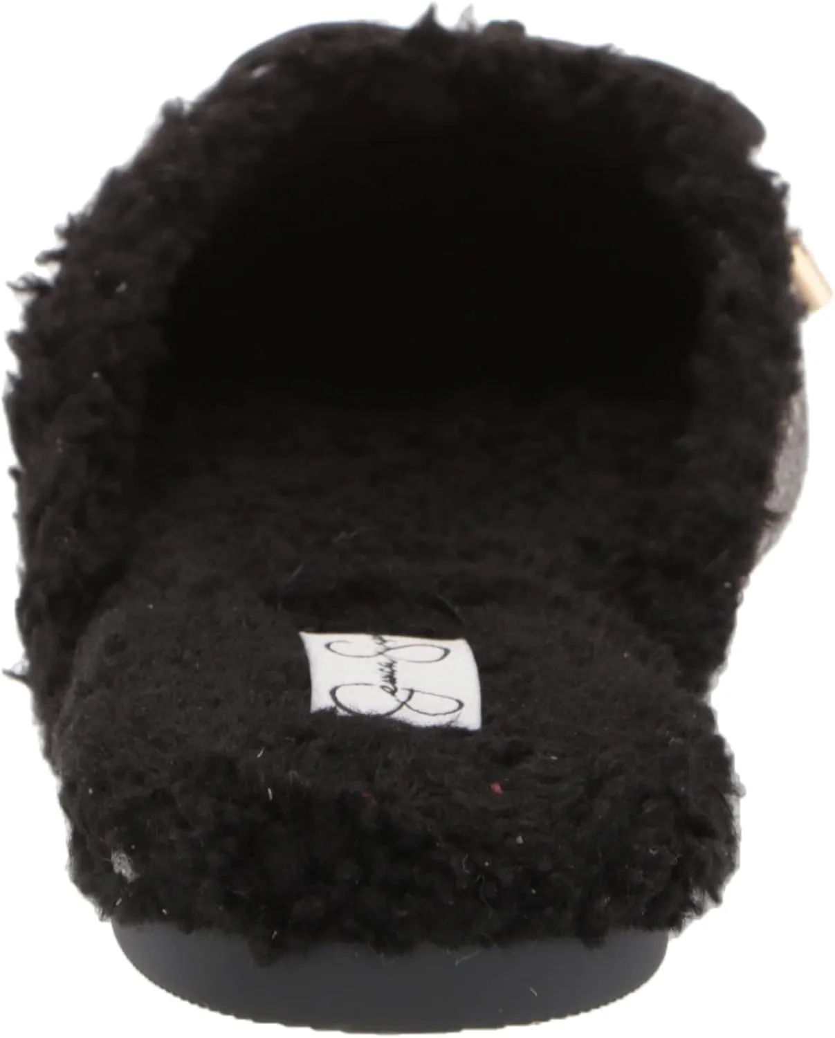 Jessica Simpson Womens TRACEE2 Faux Fur Pointed Toe Mules