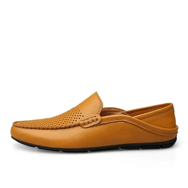 JKPUDUN Italian Mens Shoes Casual Luxury Brand Winter Warm Men Loafers Genuine Leather Moccasins Breathable Slip on Boat Shoes