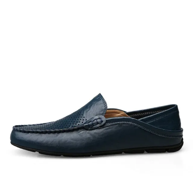JKPUDUN Italian Mens Shoes Casual Luxury Brand Winter Warm Men Loafers Genuine Leather Moccasins Breathable Slip on Boat Shoes