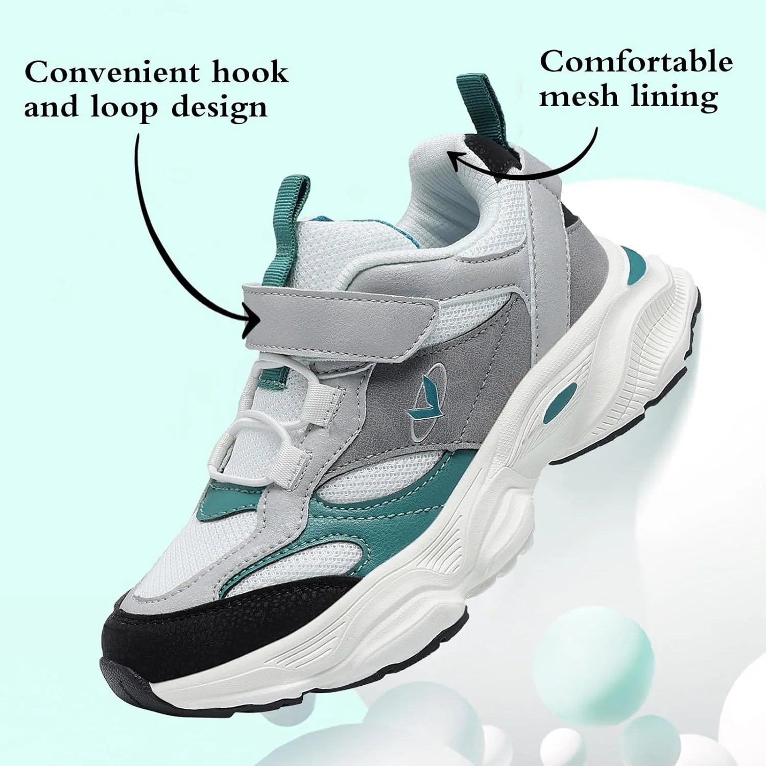 JMFCHI Kids Sneakers Boys Girls Tennis Running Shoes Outdoor Hiking Sneaker for Boys Athletic Breathable