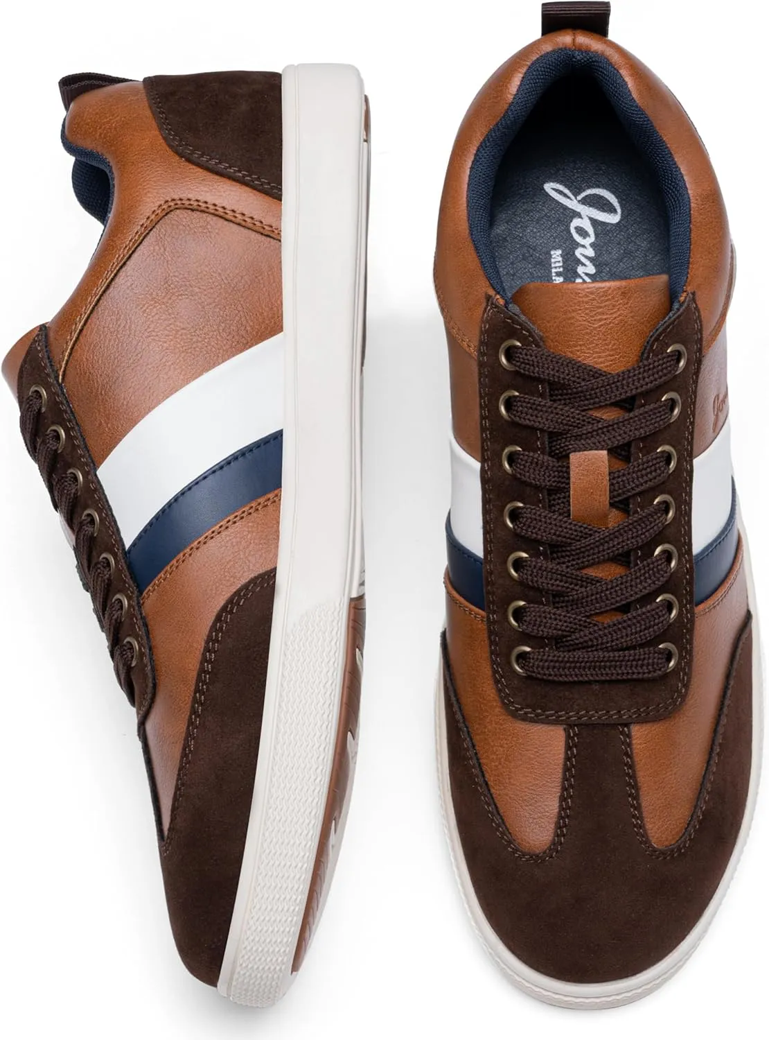 Jousen Men's Fashion Sneakers Retro Simple Casual Shoes for Men