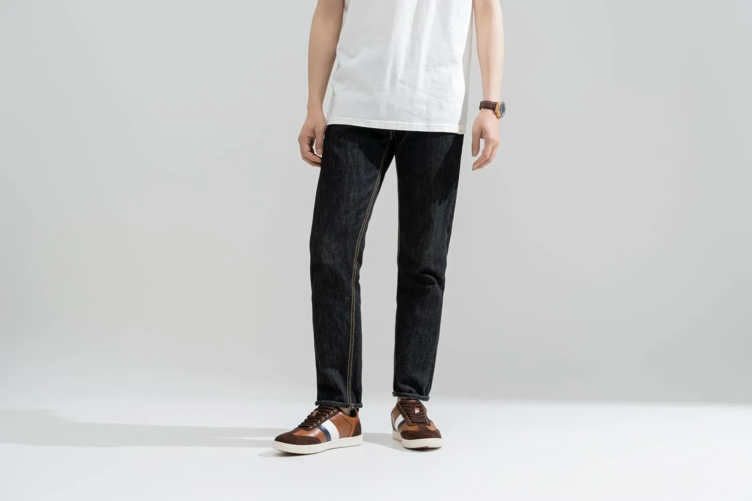Jousen Men's Fashion Sneakers Retro Simple Casual Shoes for Men