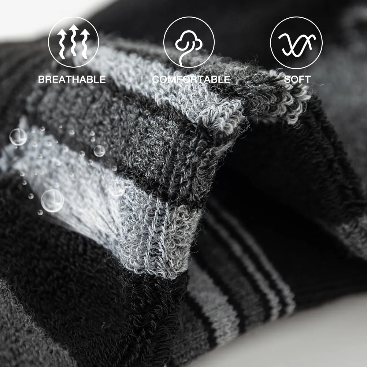 JOYNÉE 10 Pairs Mens athletic ankle socks running low cut socks for men with Tab