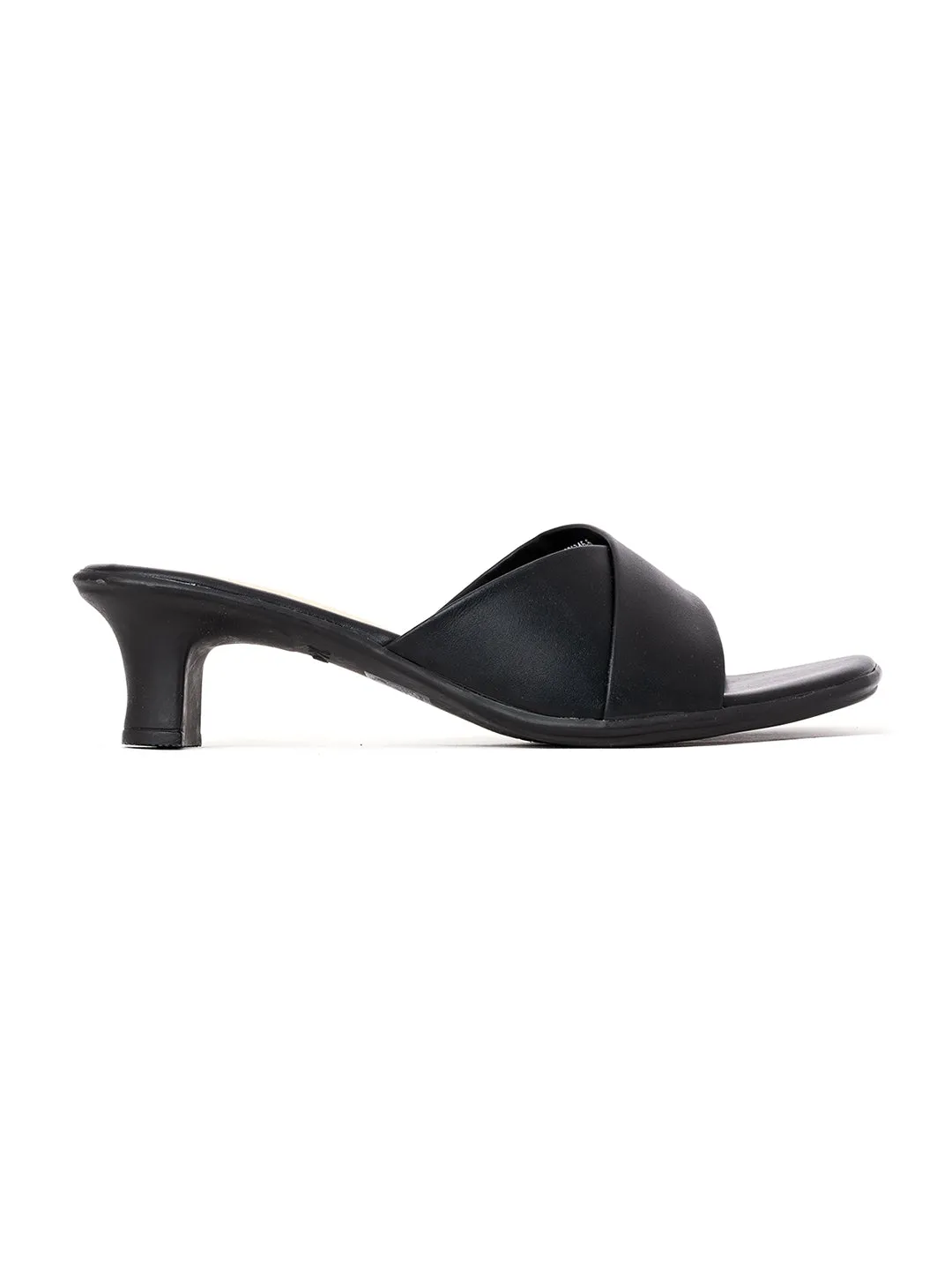 Khadim French Heel Mule Slip On Sandal for Women