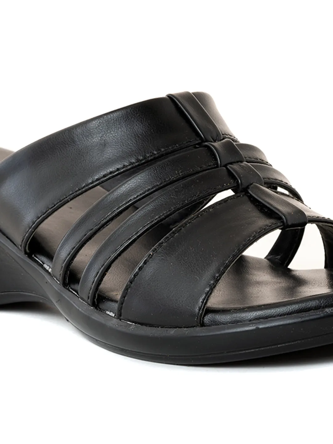 Khadim Sharon Wedge Heel Mule Slip On Sandal for Women