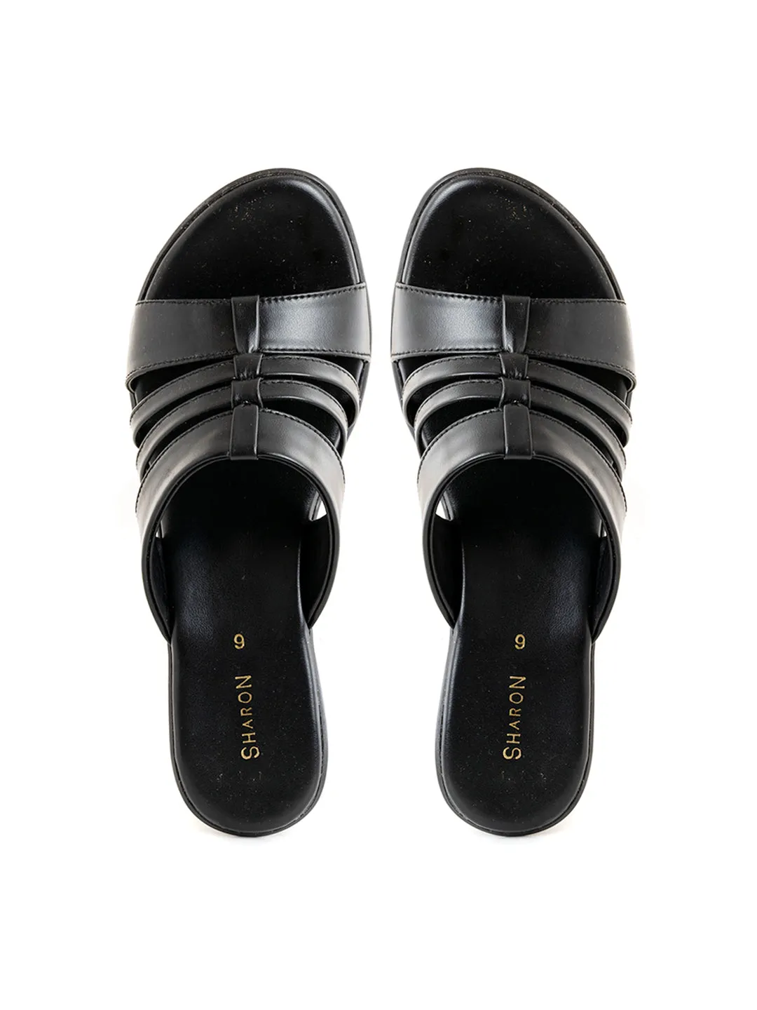 Khadim Sharon Wedge Heel Mule Slip On Sandal for Women