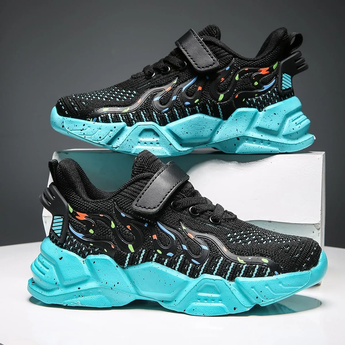 Kids Boys Girls Shoes Antiskid Tennis Sneakers Lightweight Outdoor Casual Kids Child Shoes Walking Running Shoes