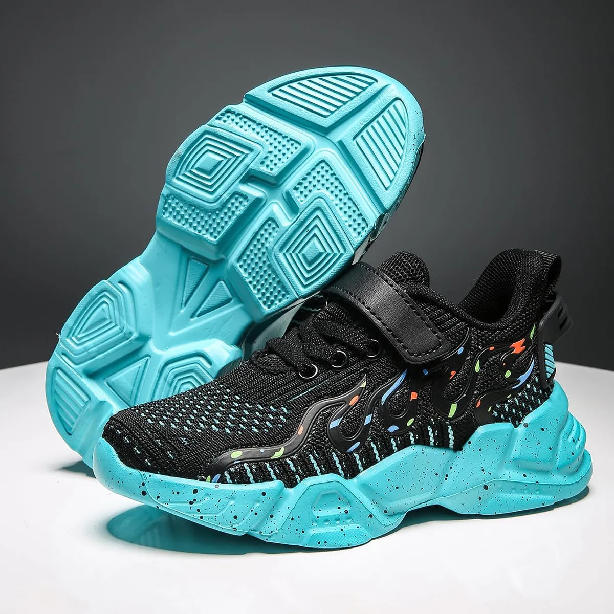 Kids Boys Girls Shoes Antiskid Tennis Sneakers Lightweight Outdoor Casual Kids Child Shoes Walking Running Shoes