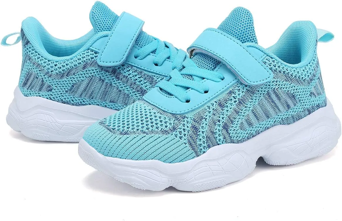 Kids Running Sneakers Tennis Shoes Lightweight Breathable Athletic Shoes for Boys and Girls