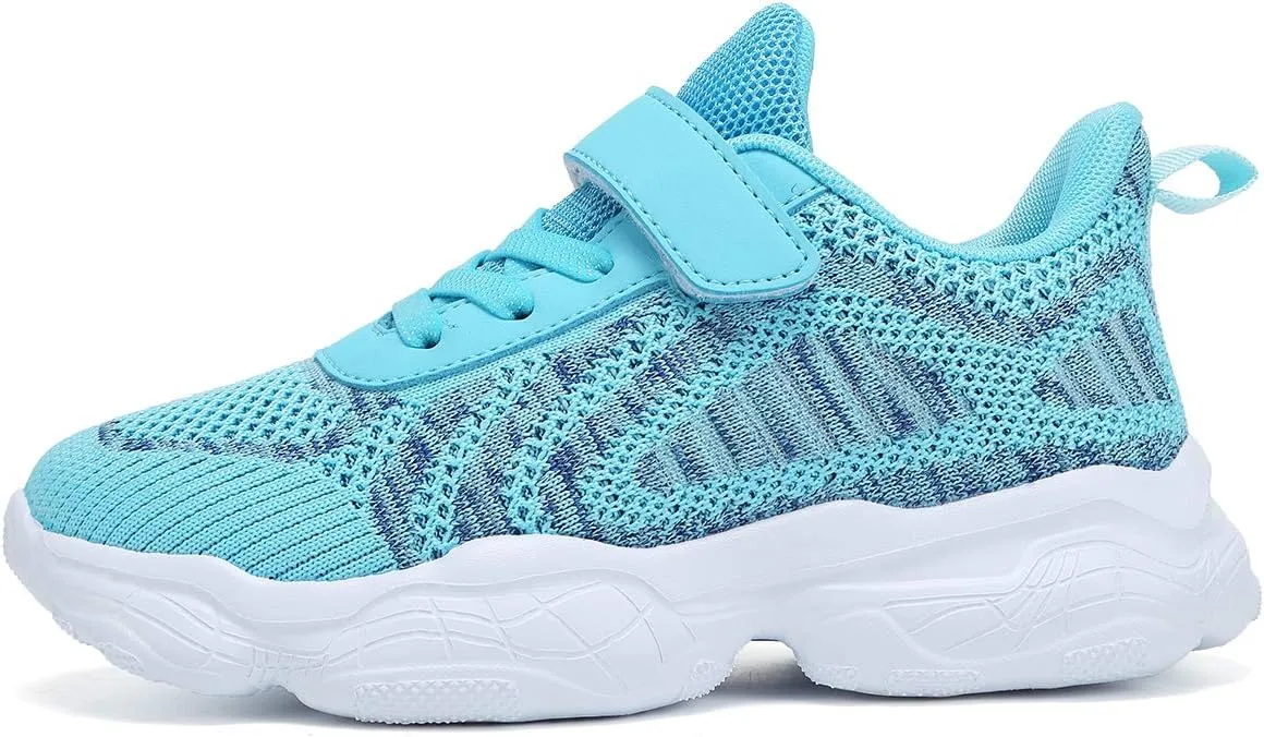 Kids Running Sneakers Tennis Shoes Lightweight Breathable Athletic Shoes for Boys and Girls