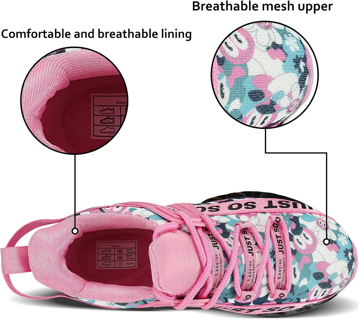 Kids Sneakers Running Athletic Mesh Casual Sport Walking Breathable Lightweight Shoes for Boys Girls