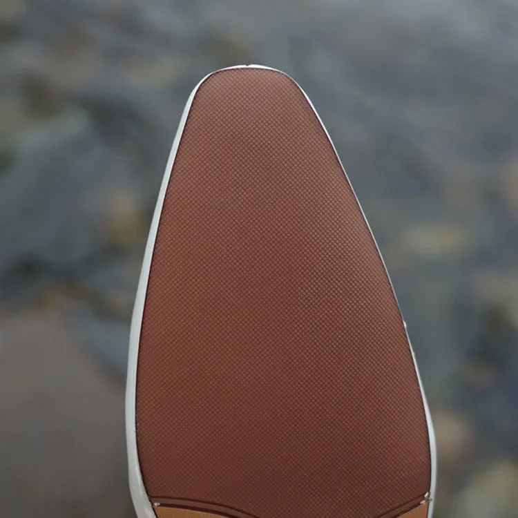 Ladies Pointed Toe Vegetable Tanned Cowhide Flat Mules