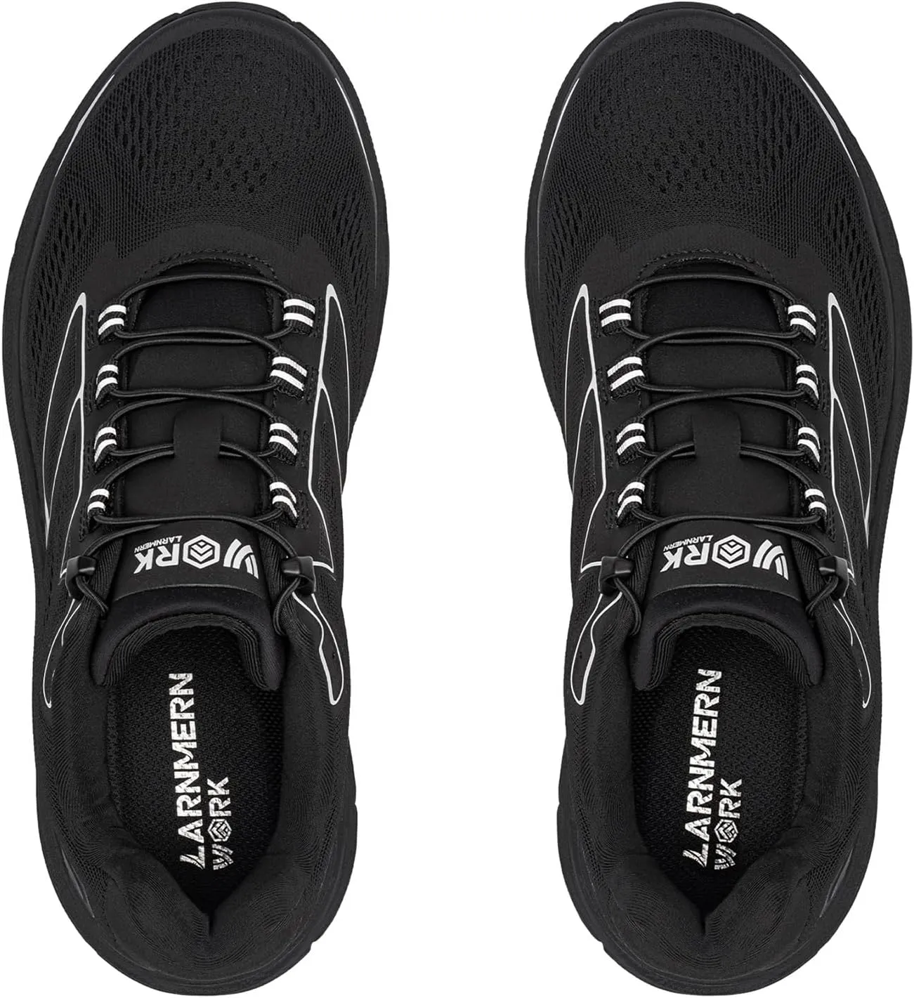 LARNMERN Steel Toe Shoes for Men Lightweight Comfortable Work Sneakers Safety Toe Shoes Slip Resistant Running Shoe