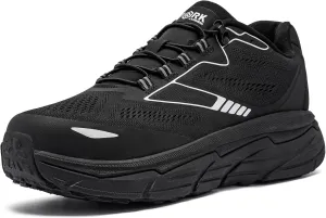 LARNMERN Steel Toe Shoes for Men Lightweight Comfortable Work Sneakers Safety Toe Shoes Slip Resistant Running Shoe