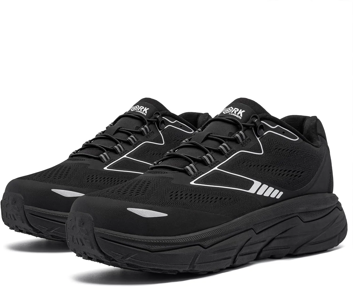 LARNMERN Steel Toe Shoes for Men Lightweight Comfortable Work Sneakers Safety Toe Shoes Slip Resistant Running Shoe