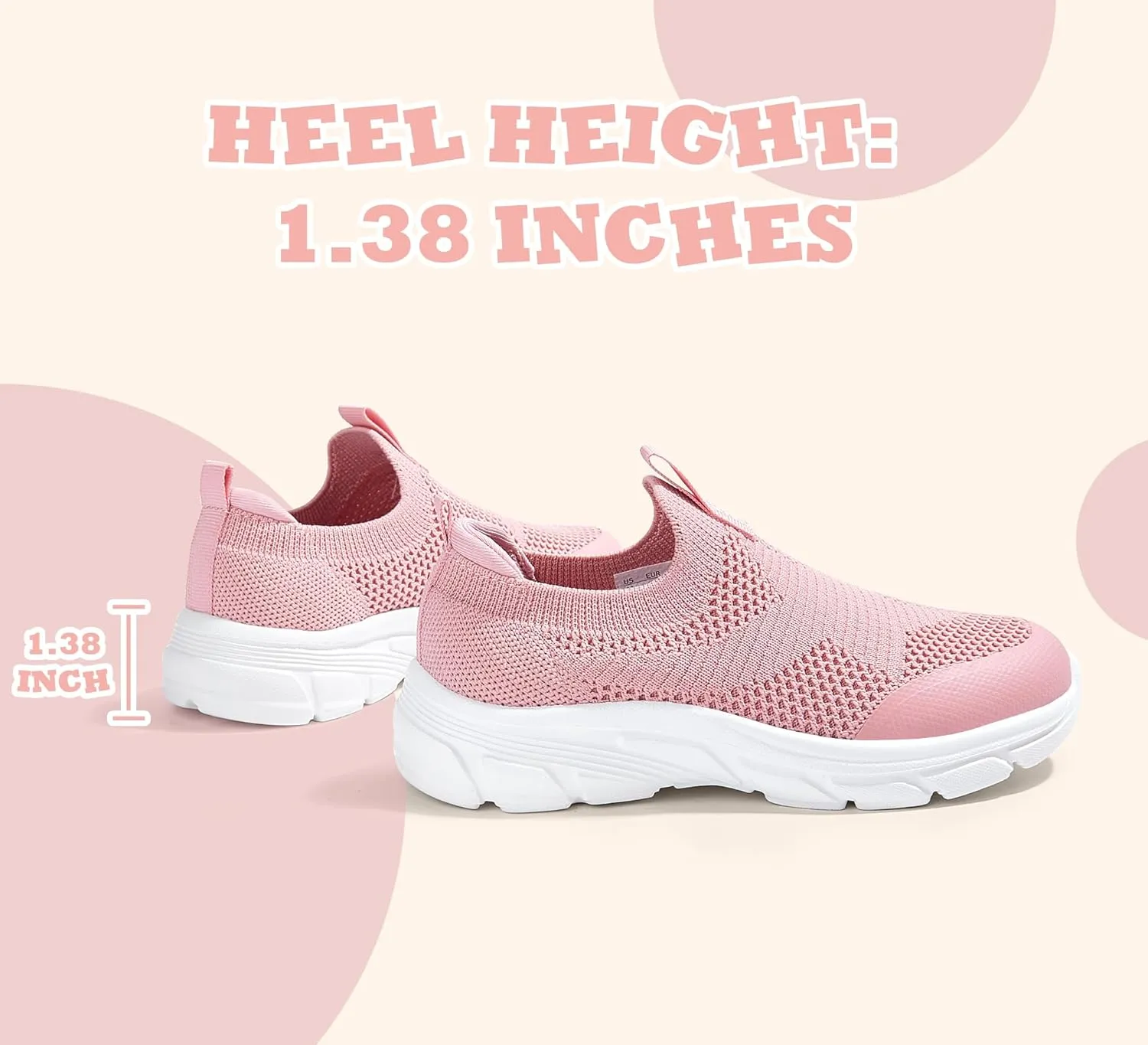 LUCKY STEP Boys Girls Slip On Sneakers Breathable Mesh Walking Shoes Lightweight Casual Running Athletic for Little Kids