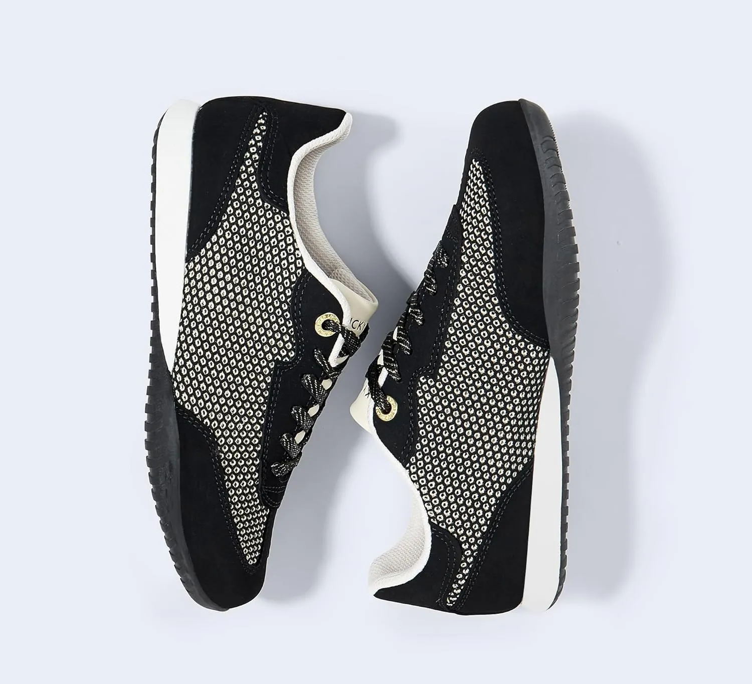 LUCKY STEP Women's Fashion Tennis Sneakers Casual Low Top Retro Lace-up Stylish Travel Lifestyle Trendy Walking Shoes