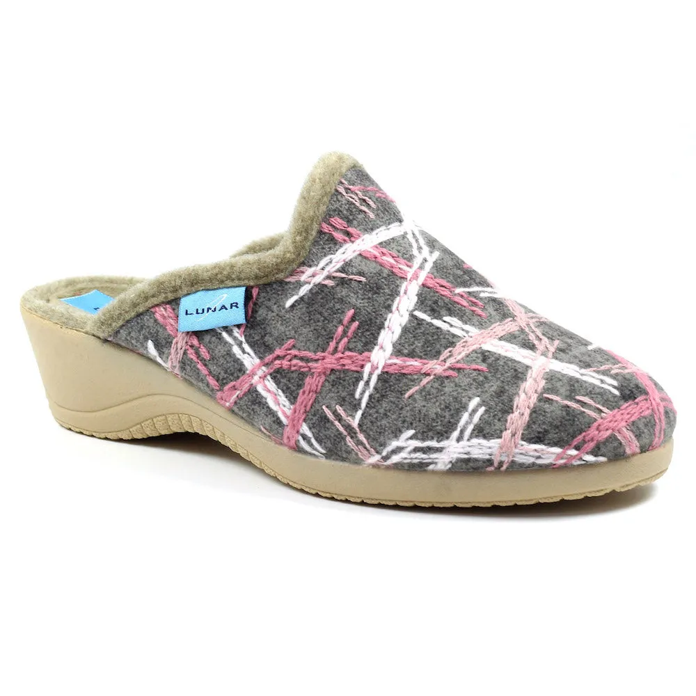 Lunar - Erin - Grey - Slippers