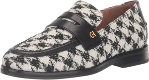 Lux Price drop Pinch On Houndstooth Slip Group discount Penny Cole Classic Loafers Haan Textile Metallic
