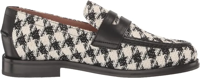 Lux Price drop Pinch On Houndstooth Slip Group discount Penny Cole Classic Loafers Haan Textile Metallic