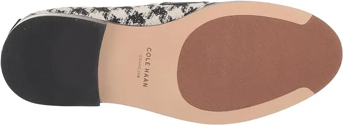 Lux Price drop Pinch On Houndstooth Slip Group discount Penny Cole Classic Loafers Haan Textile Metallic