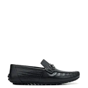 Luxury Stylish Leather Buckled Driving Loafers