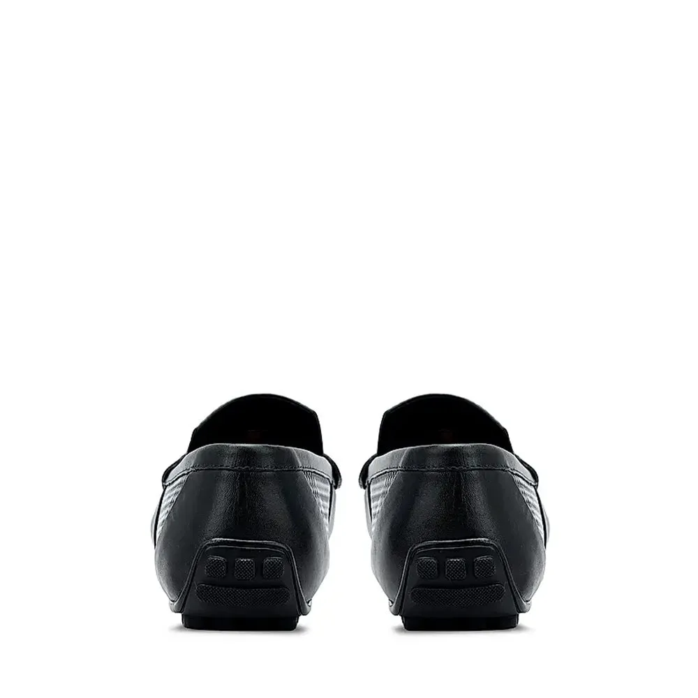 Luxury Stylish Leather Buckled Driving Loafers